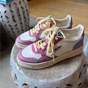 Autry Metalist Super Vintage Low 40 Fuschia & Violet